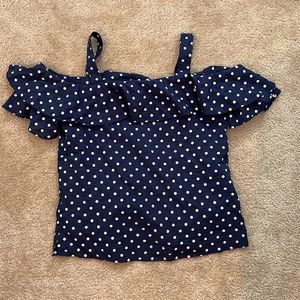 SOLD- JCrew Off the Shoulder Top